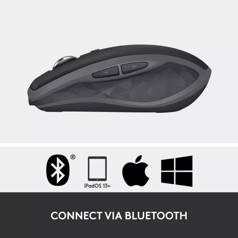 MX Anywhere 2S ratón inalámbrico/Graphite - BT - N/A