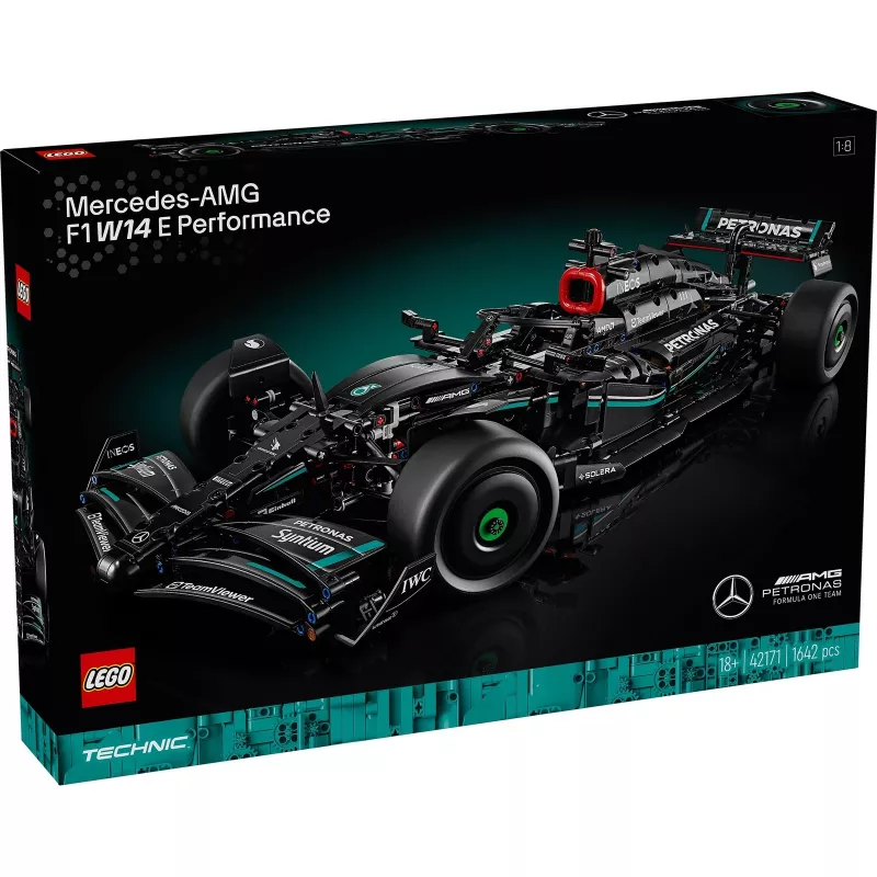 LEGO Technic 42171 Mercedes-AMG F1 W14 E Performance, escala 1:8, 1642 piezas, 18+