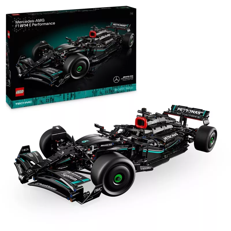 LEGO Technic 42171 Mercedes-AMG F1 W14 E Performance, escala 1:8, 1642 piezas, 18+