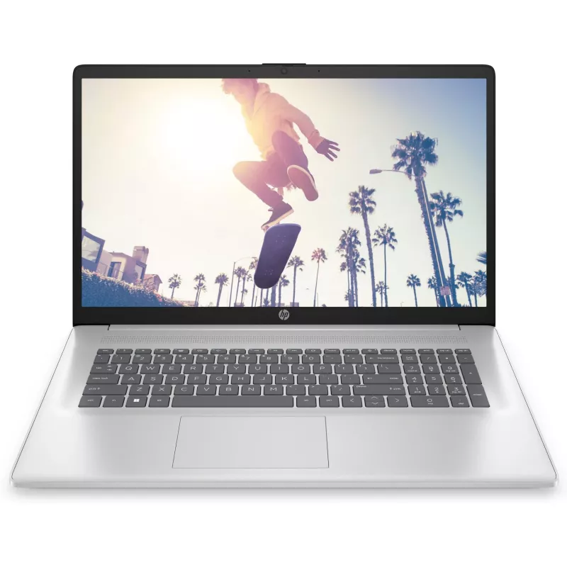 HP Portátil 17-cn3159ng - Intel Core i5 i5-1334U - FreeDOS 3.0 - Tarjeta gráfica Intel Iris Xe - 16GB RAM - 512GB SSD NVMe - 43,9 cm (17,3 inch) IPS 1920 x 1080 (Full HD) - Wi-Fi 6, Bluetooth - Natural Silver - Teclado: Alemán (9Q9...
