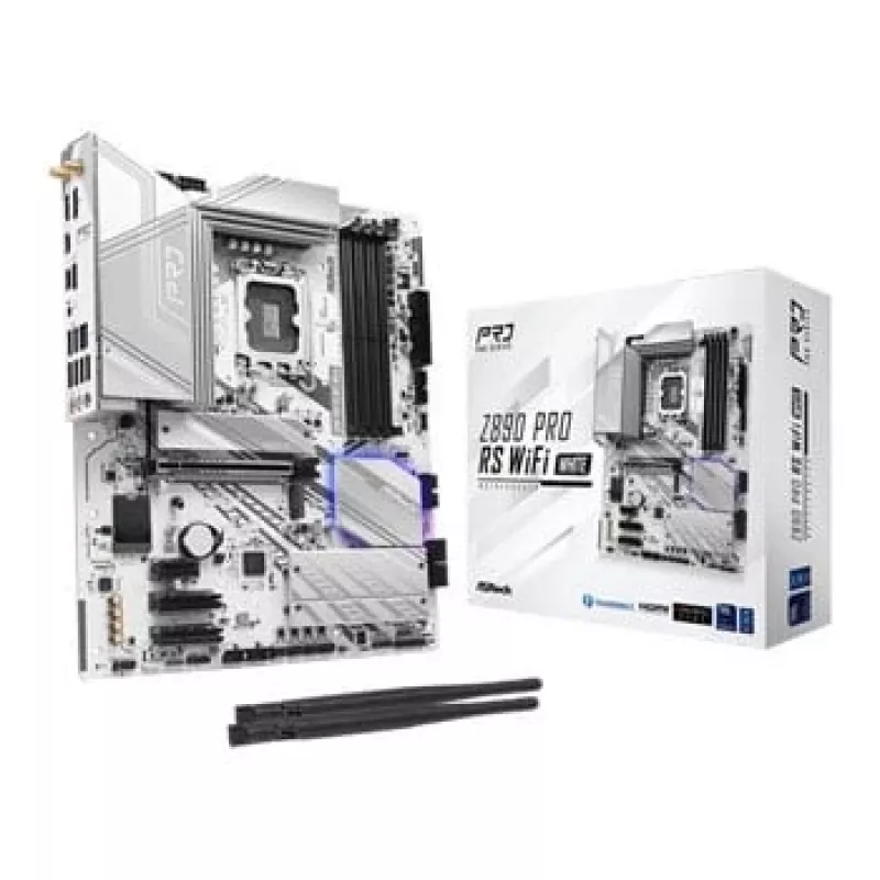 Placa base ASRock Z890 Pro RS WiFi White Intel Z890 LGA 1851 ATX