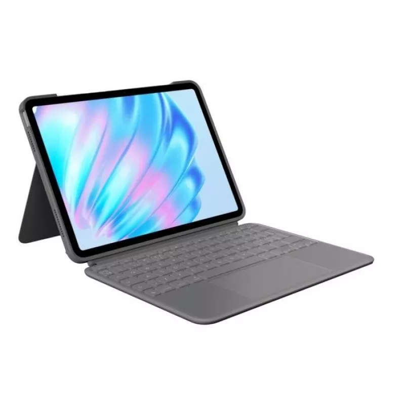 Logitech Combo Touch teclado QWERTY danés finés noruego sueco Smart Connector gris
