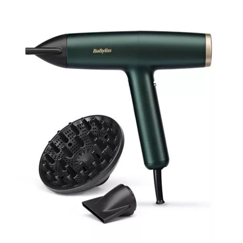 BaByliss Air Power Pro Secador de pelo 1700 W Oro, Verde