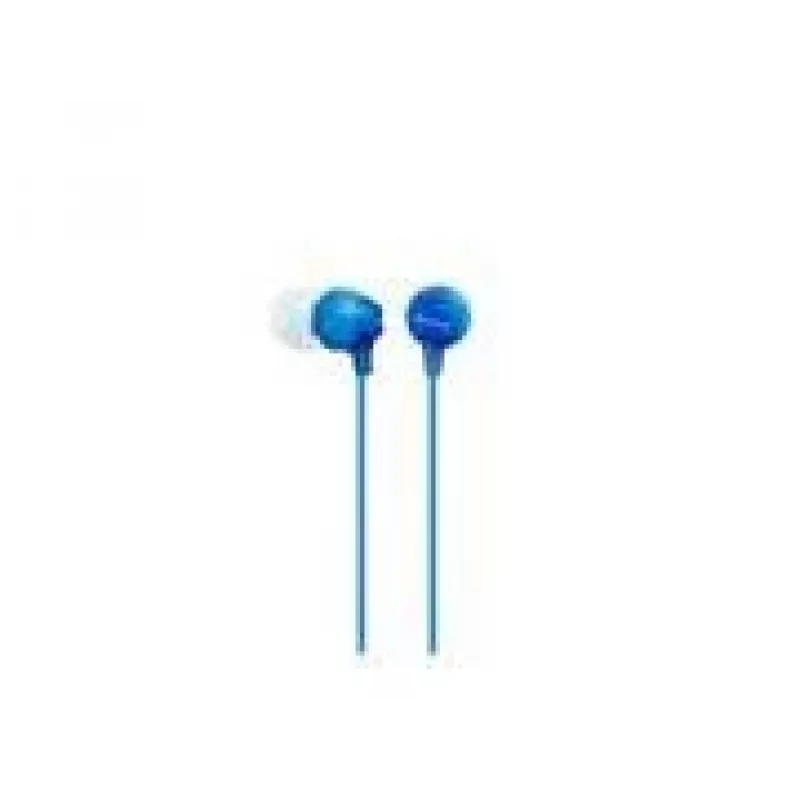 Sony MDR-EX15LP, Con cable, 8 - 22000 Hz, Música, 3 g, Auriculares, Azul