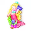 Set de colada y pintura de sirena con purpurina