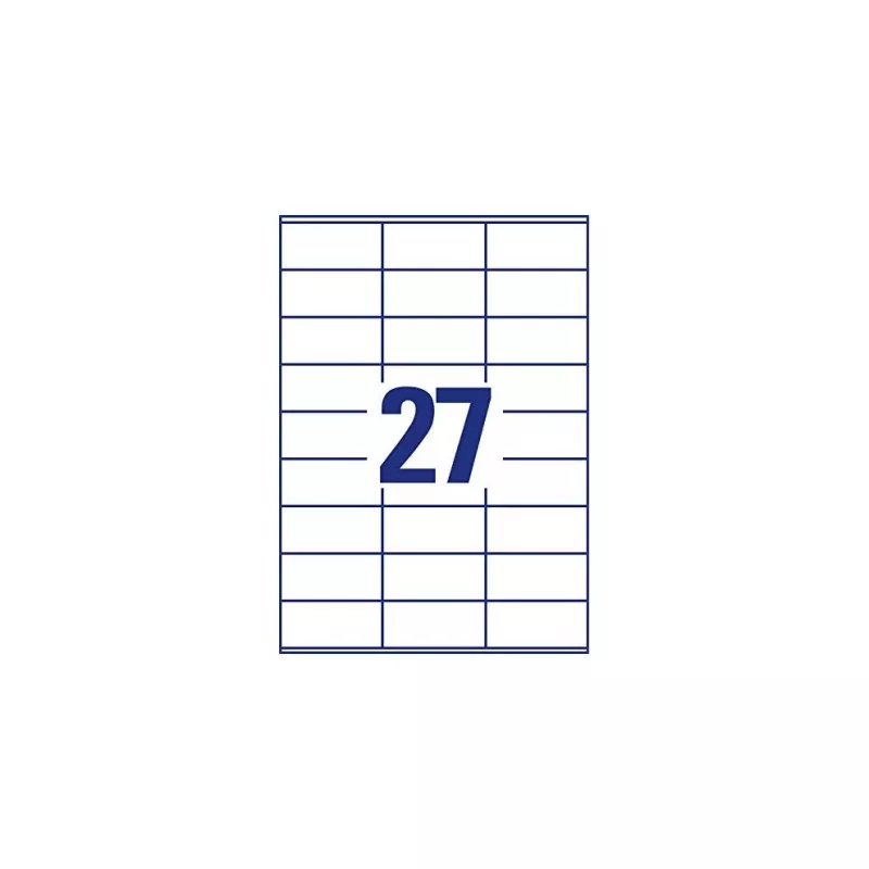 Avery-Zweckform 3479 Etiquetas Blanco Papel 70x32mm Adhesivo permanente
