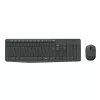 Logitech MK235 Conjunto duradero de teclado y ratón inalámbricos en gris