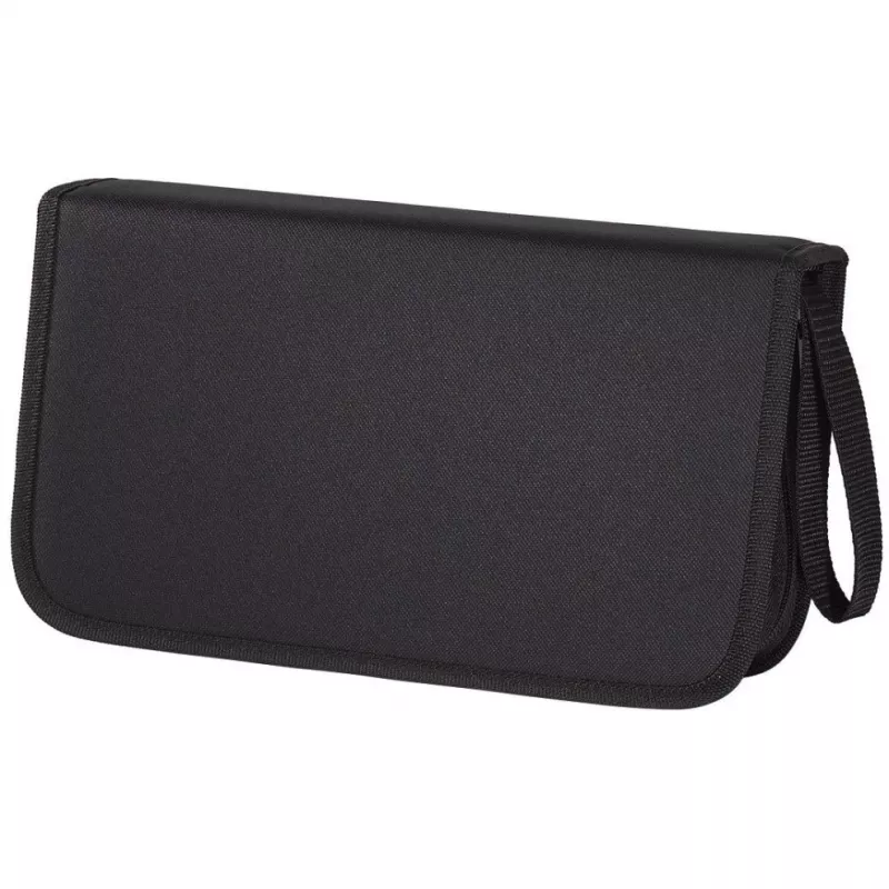 Funda de nailon Hama 104 CDs, 104 discos, negro, nailon