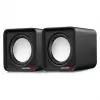 Altavoz de PC de 2 vías Audiocore AC870 B — 3 W RMS, alimentación por USB con cable, entrada de 3,5 mm, 2.0 canales