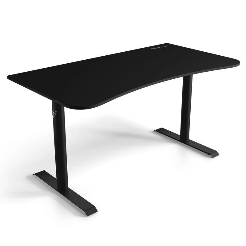 Escritorio gaming Arozzi Arena Medium ARENA-MEDIUM-PBK, 140 x 75,5 cm, alfombrilla de microfibra en toda la superficie, Pure Black