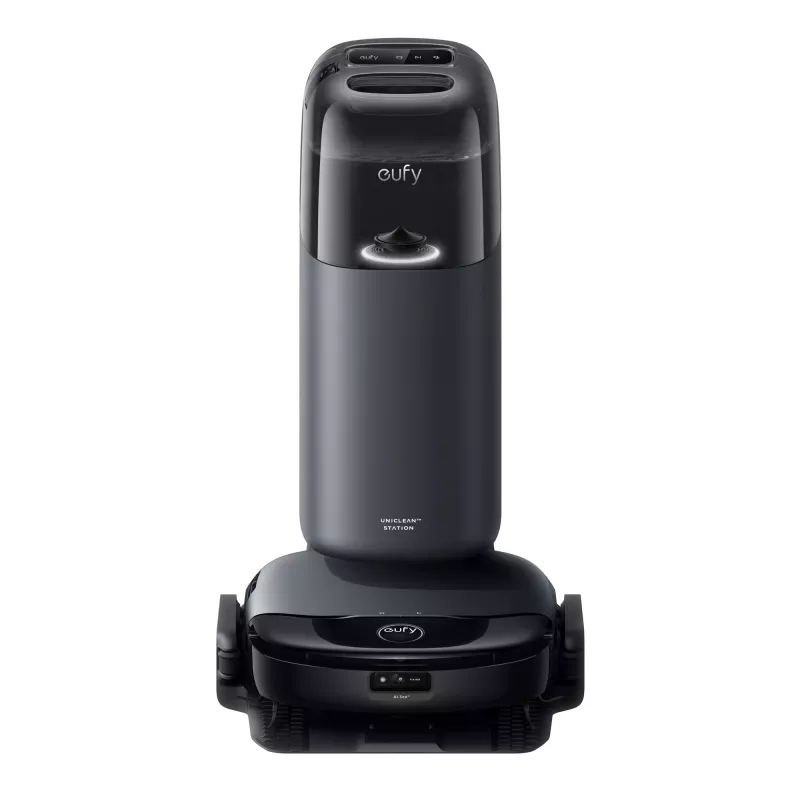 Anker Eufy | Robot aspirador con estación todo en uno | Omni S1 | Limpieza en húmedo y en seco | Duración de funcionamiento (máx.) 216 min | 4600 mAh | 8000 Pa | Gris