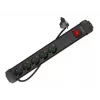 Regleta de enchufes Lanberg SP1-05F-0150-BK 1,5 m 5 tomas AC para interior negra