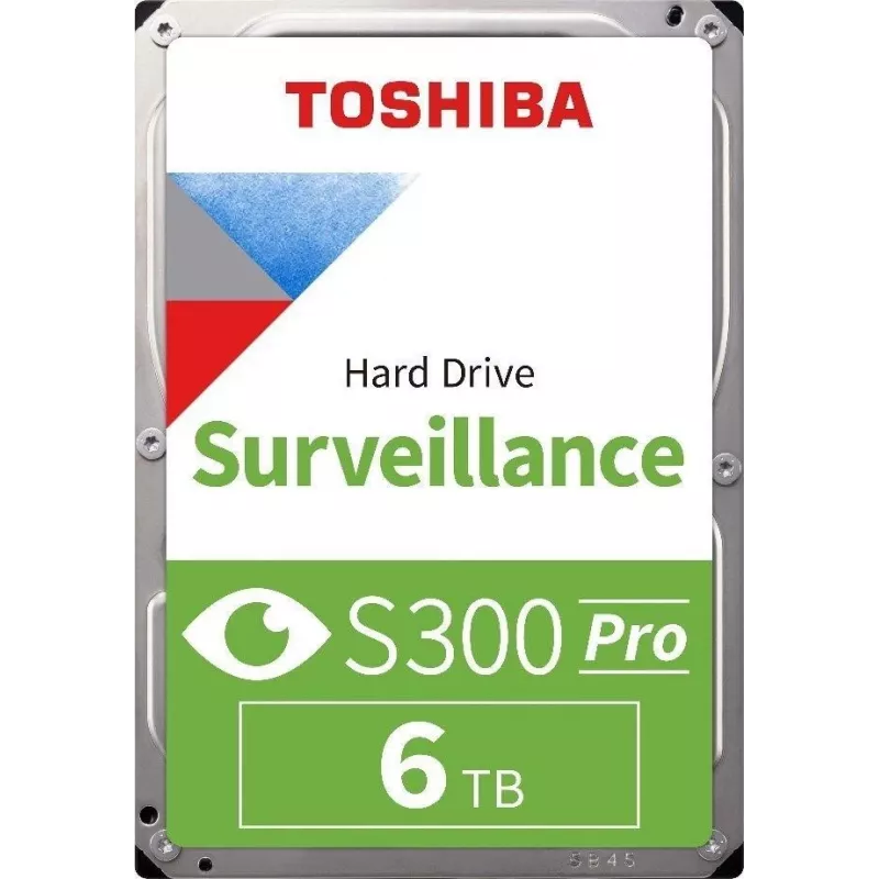 Toshiba S300 Pro Surveillance disco duro interno 6 TB 7200 rpm 512 MB 3,5 inch Serial ATA III