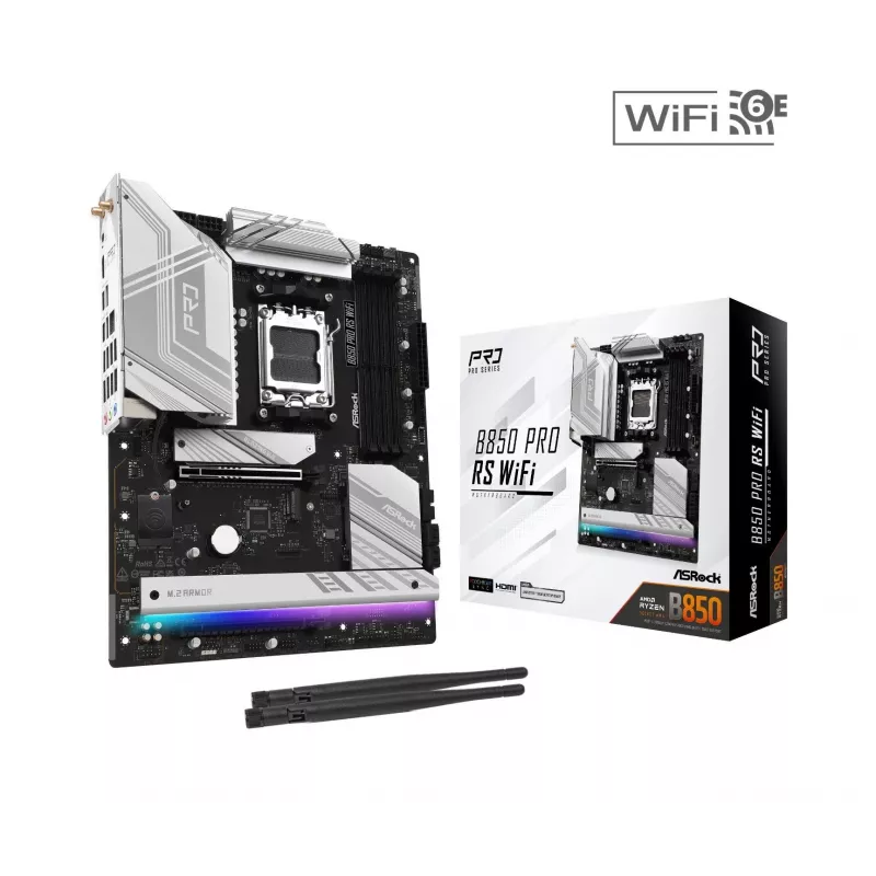 Placa base ASRock B850 Pro RS WiFi AM5 ATX