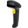 Qoltec 50853 lector láser de códigos de barras portátil 1D/2D, USB con cable, cable de 1,65 m, 97x65x167 mm, 105 g, negro