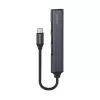 Hub de interfaz USB 3.0 de 4 puertos SAVIO AK-71 con host USB-C, 5000 Mbit/s, 2 años de garantía