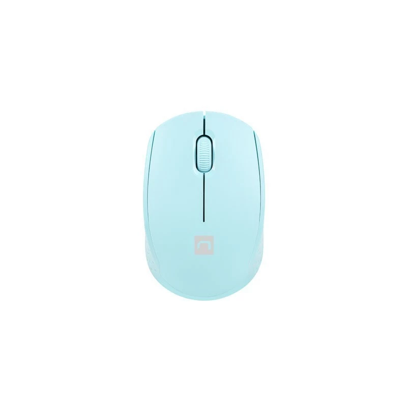 Natec Stork NMY-2001 ratón óptico inalámbrico, 1600 DPI, receptor USB, azul