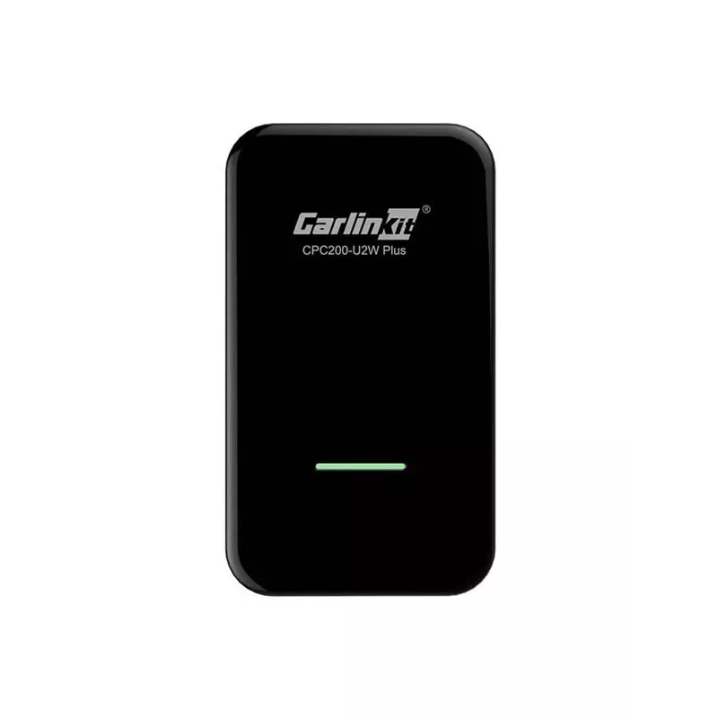 Adaptador inalámbrico Carlinkit U2W Plus para Apple CarPlay, negro