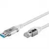 Cable Ethernet USB-A 3.2 Gen1 macho > RJ-45 macho, adaptador LAN