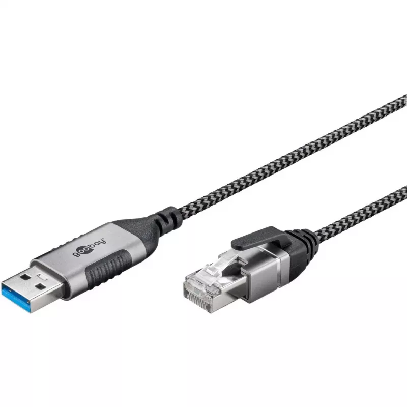 Cable Ethernet Goobay USB-A 3.0 a RJ45 fino 5 m – conecta router, módem o (74397)