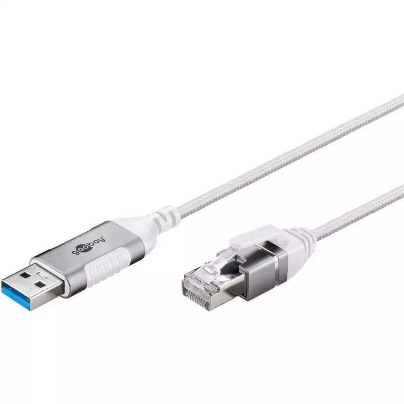 Cable Ethernet Goobay USB-A 3.0 a RJ45 fino 1 m – conecta router, módem o (74377)