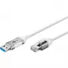 Cable Ethernet Goobay USB-A 3.0 a RJ45 fino 10 m – conecta router, módem o (74383)