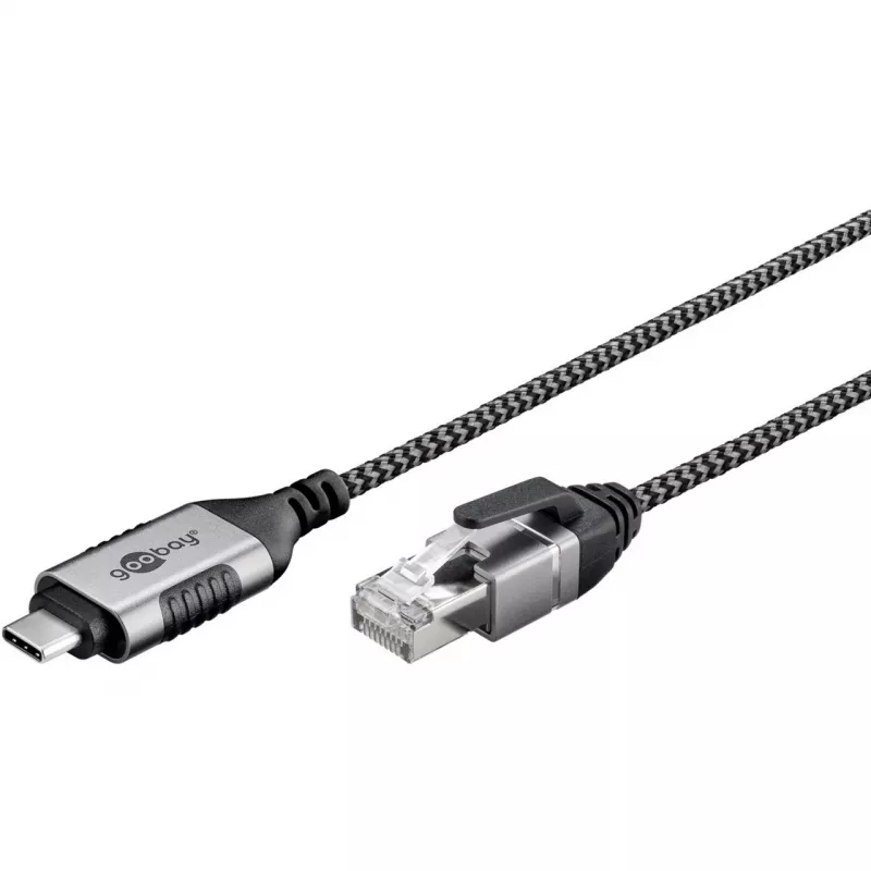 Cable Ethernet Goobay USB-C 3.1 a RJ45 fino 5 m – conecta router, módem o (74405)