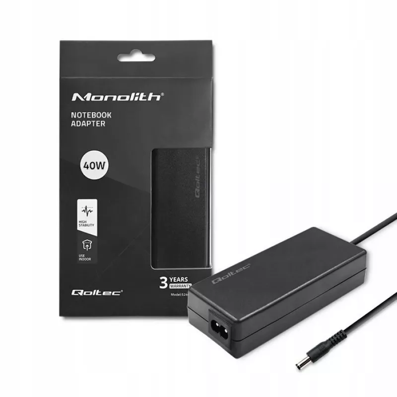 Fuente de alimentación AC 40W 12V, 3,33A, 5,5x2,1