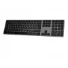 Teclado inalámbrico Matias FK418BTLB-UK — aluminio, retroiluminado, Space Gray