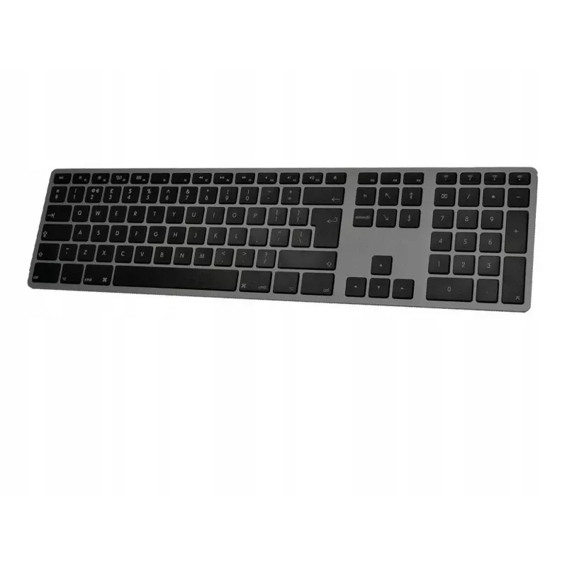 Teclado inalámbrico Matias FK418BTLB-UK — aluminio, retroiluminado, Space Gray