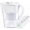 Brita Marella XL jarra + 4 cartuchos Maxtra (Blanco)