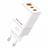 Beline ad. Siec. 2x USB-C 1x USB 65W blanco/blanco (solo cabezal) PD 3.0 QC