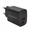 Fuente de alimentación QOLTEC 52377 GaN 30W salida 5–20V para dispositivos portátiles