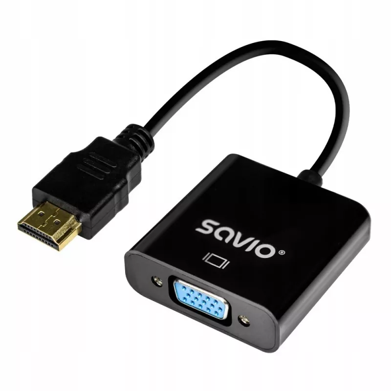 Adaptador HDMI-VGA Savio AK-75