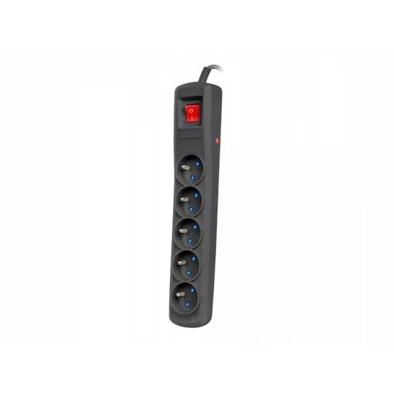 Protector de sobretensión NATEC NSP-1713 negro 5 tomas de CA 1,5 m