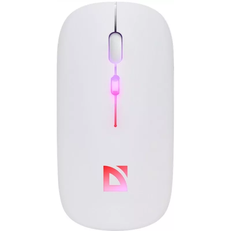 Ratón inalámbrico DEFENDER TOUCH MM-997 a pilas 800/1200/1600 DPI blanco