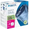 Jarra filtrante de agua BRITA Marella XL, filtro de mesa con cartuchos MAXTRA, depósito de 3,5 l, capacidad de filtrado de 2 l, azul