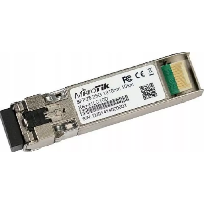 Módulo transceptor de fibra óptica MikroTik XS+31LC10D