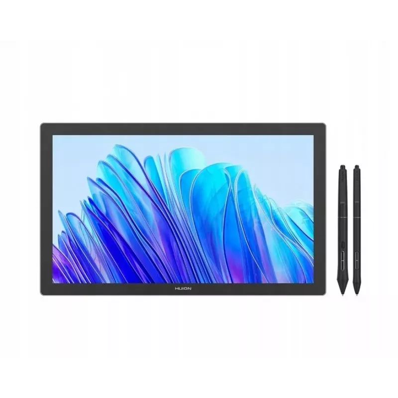 Tableta gráfica HUION Kamvas Pro 19 GT1902 18,4 inch 3840x2160 409x230 mm superficie de trabajo, 16384 niveles de presión, USB-C, laminación completa