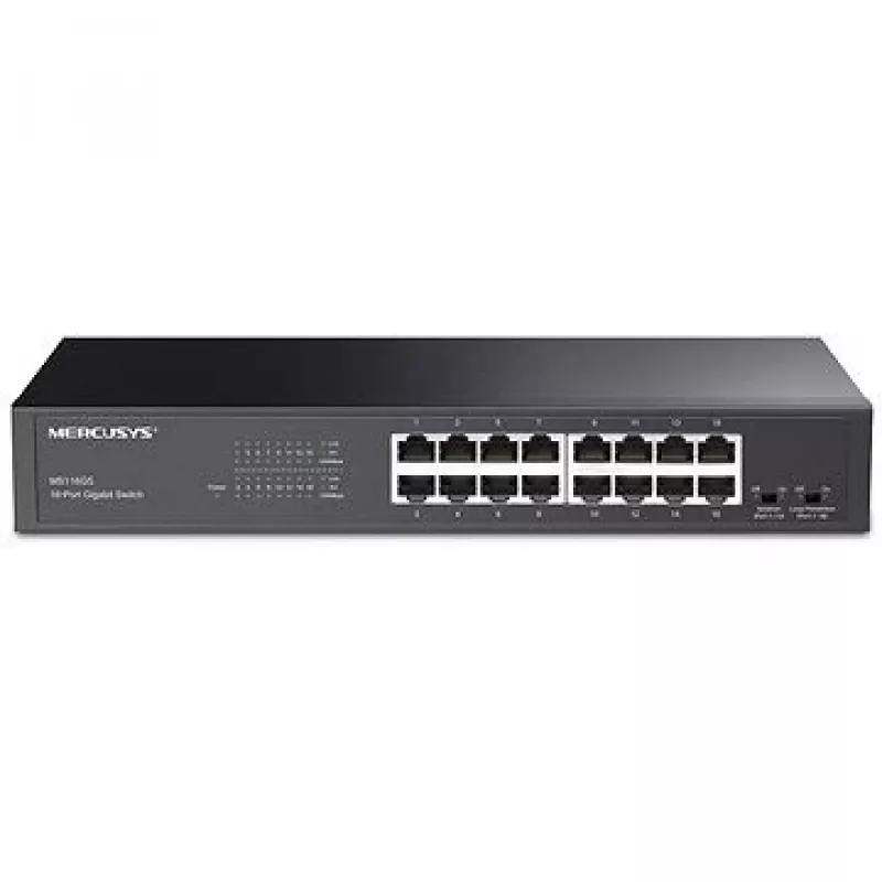 Mercusys MS116GS switch de red Gigabit Ethernet (10/100/1000) negro