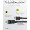 Cable Adaptador DisplayPort 1.2 a HDMI 1.4 4K @ 30Hz / Cable HDMI Ultra High Speed / Conector Macho Dorado para una Transmisión de Señal Impecable / Portátil