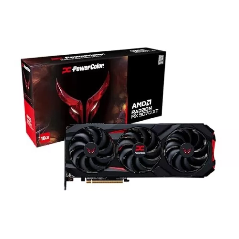 PowerColor Red Devil Radeon RX 9070 XT 16GB GDDR6 PCIe 5.0 tarjeta gráfica
