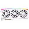 Tarjeta gráfica XFX Radeon RX 9070 XT — 16 GB GDDR6, 256 bits, PCIe x16, 3 ventiladores, Blanco, 360 mm