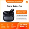 Auriculares Xiaomi Buds 6 Pro inalámbricos in-ear, Bluetooth 5.3, ANC, 36 h de reproducción total, estuche de carga 480 mAh, blanco glaciar
