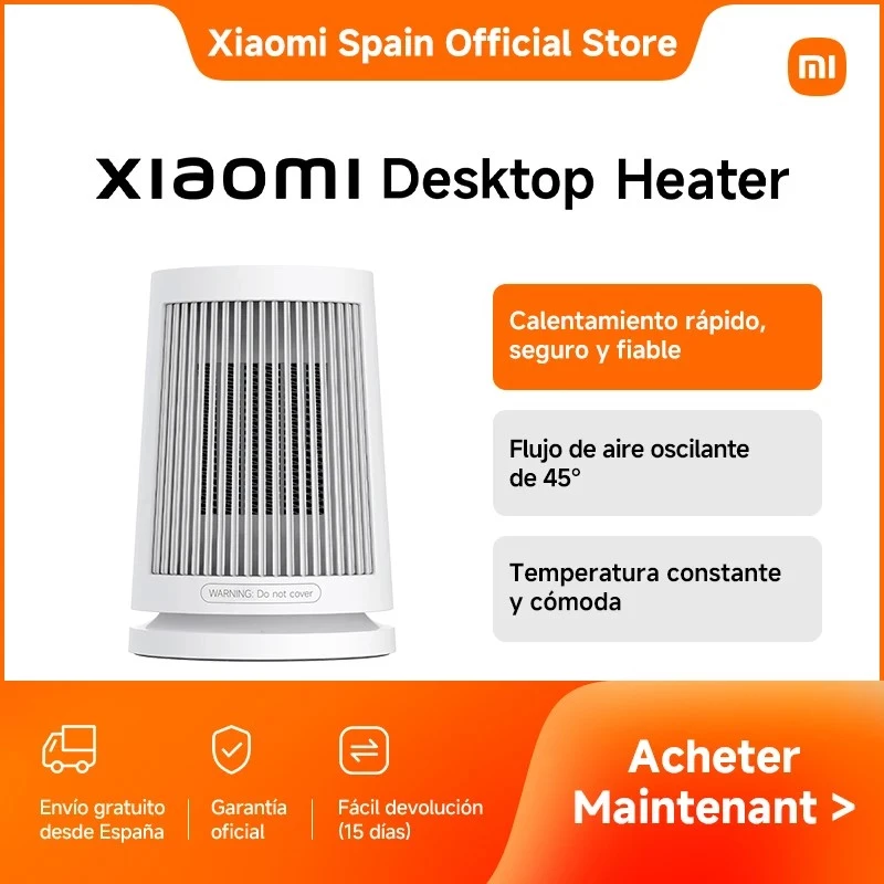 Radiador eléctrico con ventilador Xiaomi Desktop Heater BHR8940EU