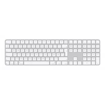 Teclado Apple Magic universal USB + Bluetooth QWERTY danés blanco