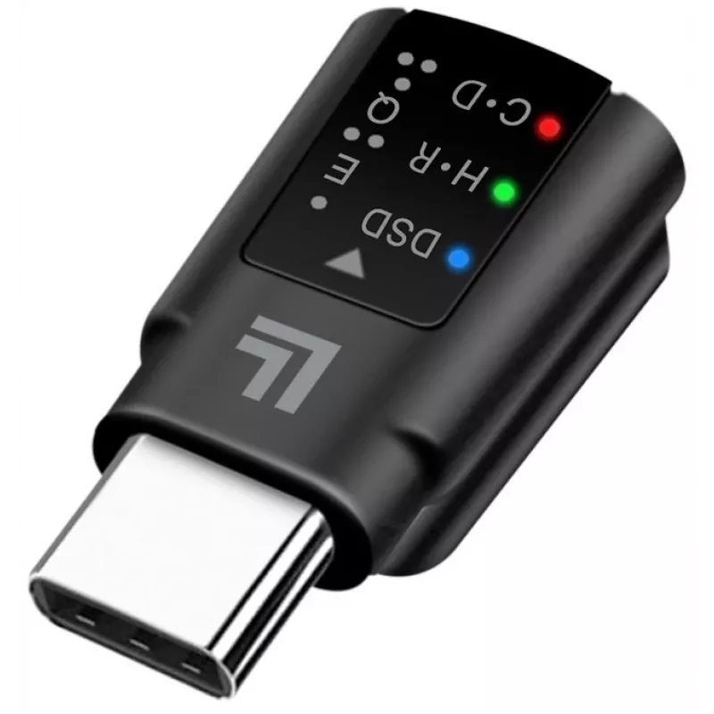 Adaptador de audio DAC USB-C LogiLink. USB-C/M a 3.5 Mm/H. Negro