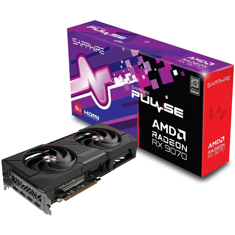 SAPPHIRE PULSE Radeon RX 9070 16GB GDDR6 Tarjeta gráfica