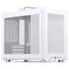 Caja de PC Jonsbo C6 MAX, caja mini, Micro-ATX, cristal templado - blanca
