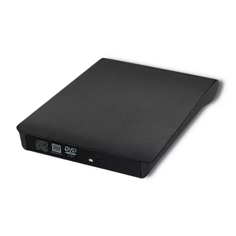 Unidad externa DVD‑RW QOLTEC 51857 — USB 3.0, interfaz SATA, DVD±R 8x, DVD±RW 4x, DVD‑RAM 5x, CD 24x, negra